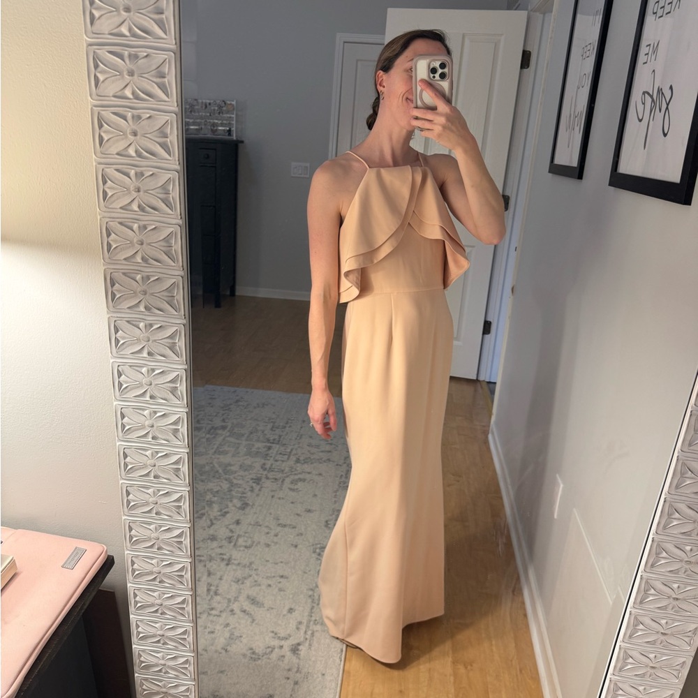 Eliza J Champagne Sleeveless Dress